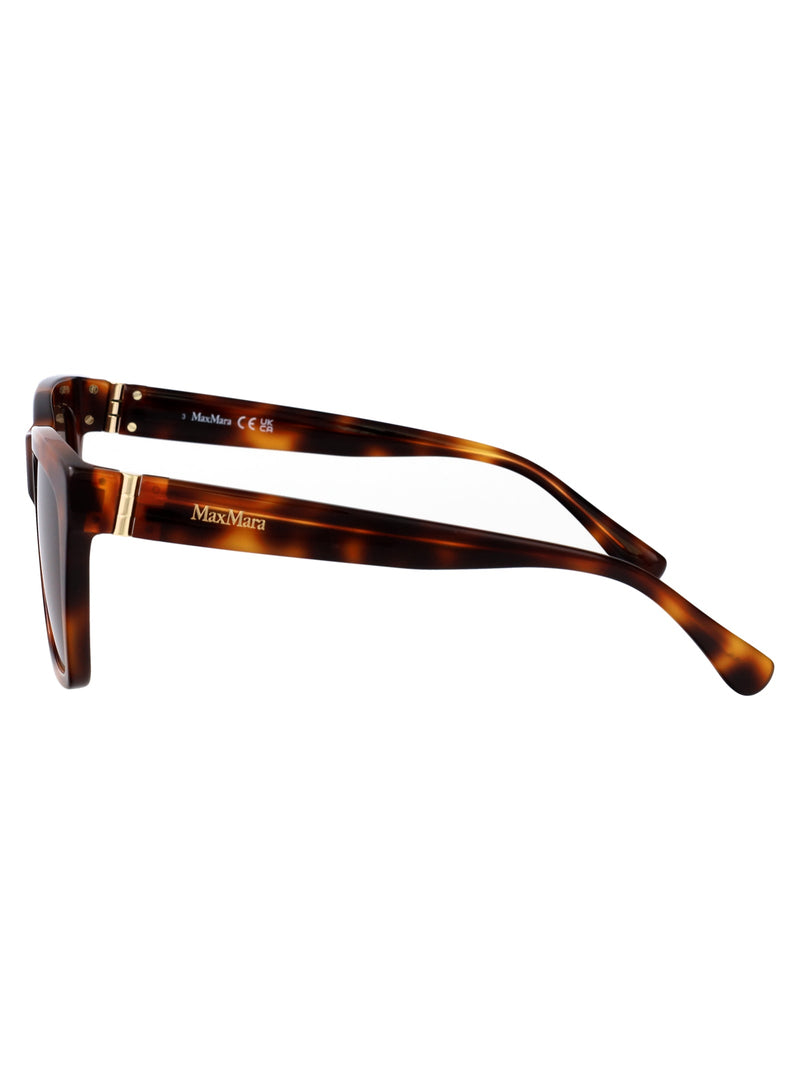 Max Mara Mm0193 Tortoiseshell Acetate Sunglasses — Brown