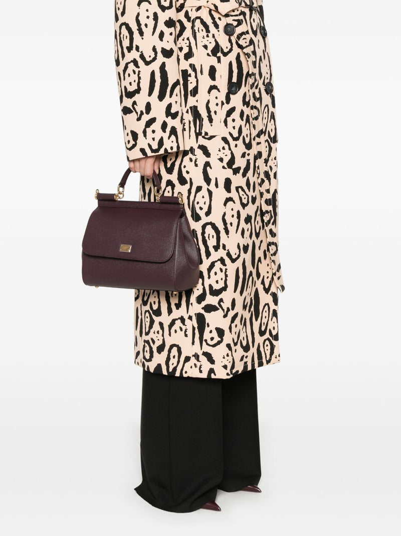 Dolce & Gabbana Sicily Shoulder Bag — Brown