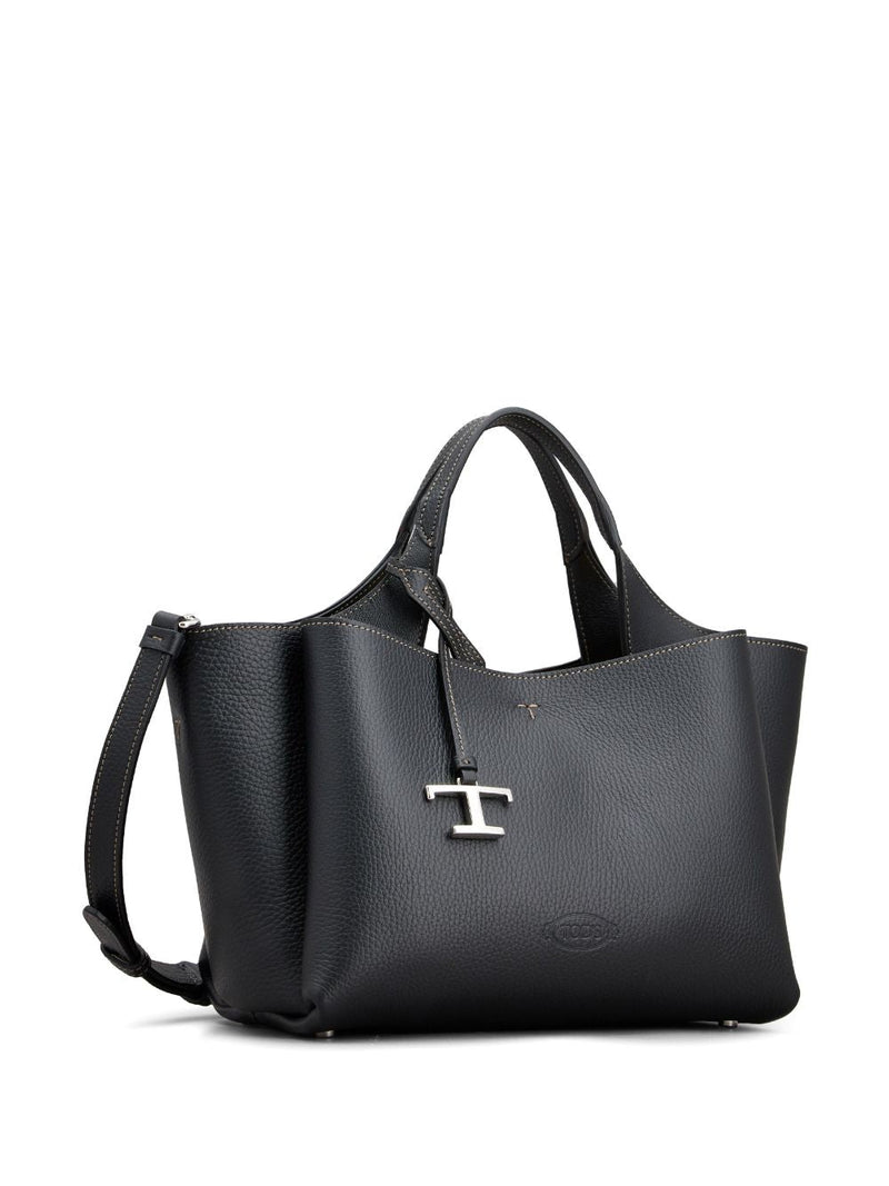 Tods T Timeless Tote Bag — Black