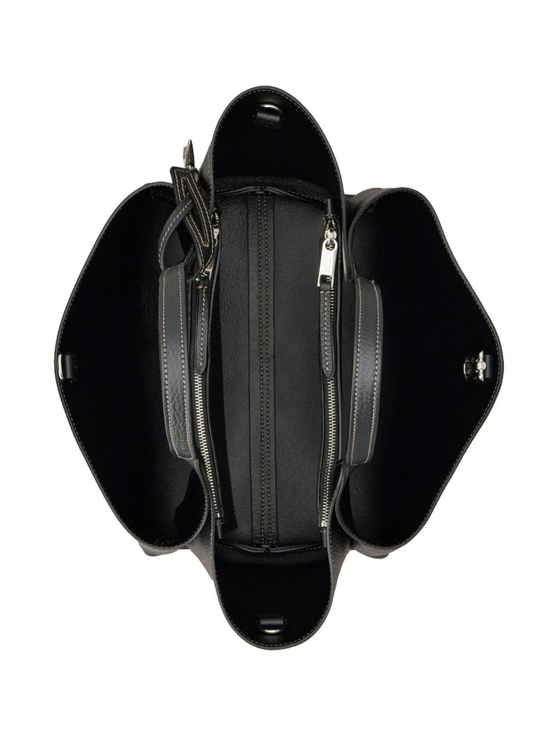 Tods T Timeless Tote Bag — Black