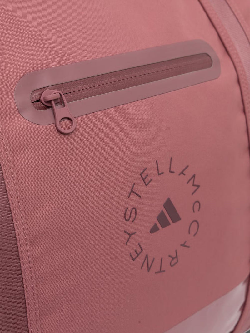 Adidas By Stella Mccartney Logo-Embroidered Tote Bag — Burgundy