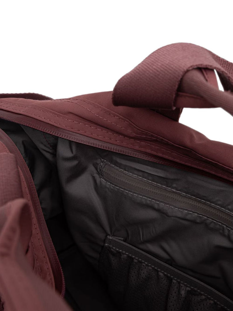 Adidas By Stella Mccartney Logo-Embroidered Tote Bag — Burgundy