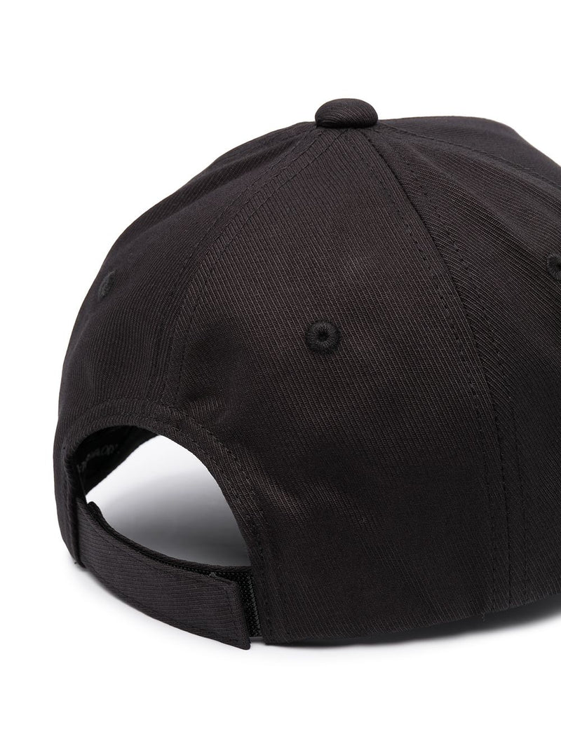 Emporio Armani Logo-Embroidered Baseball Cap — Black Caps