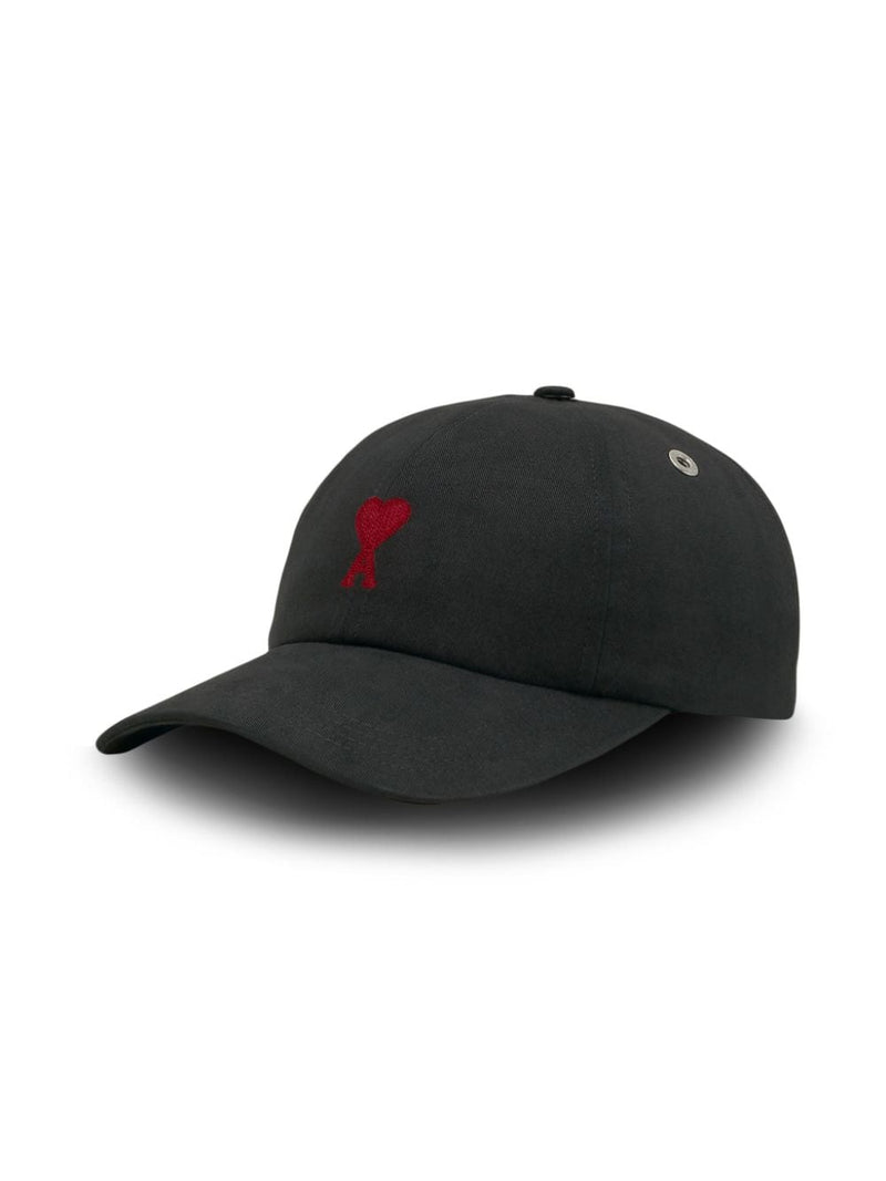 Ami Paris Baseball Cap — Black Caps