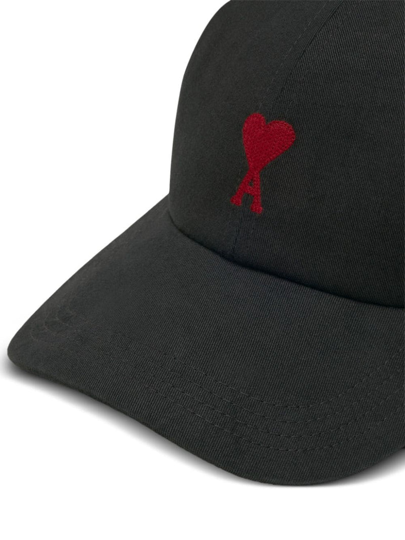 Ami Paris Baseball Cap — Black Caps