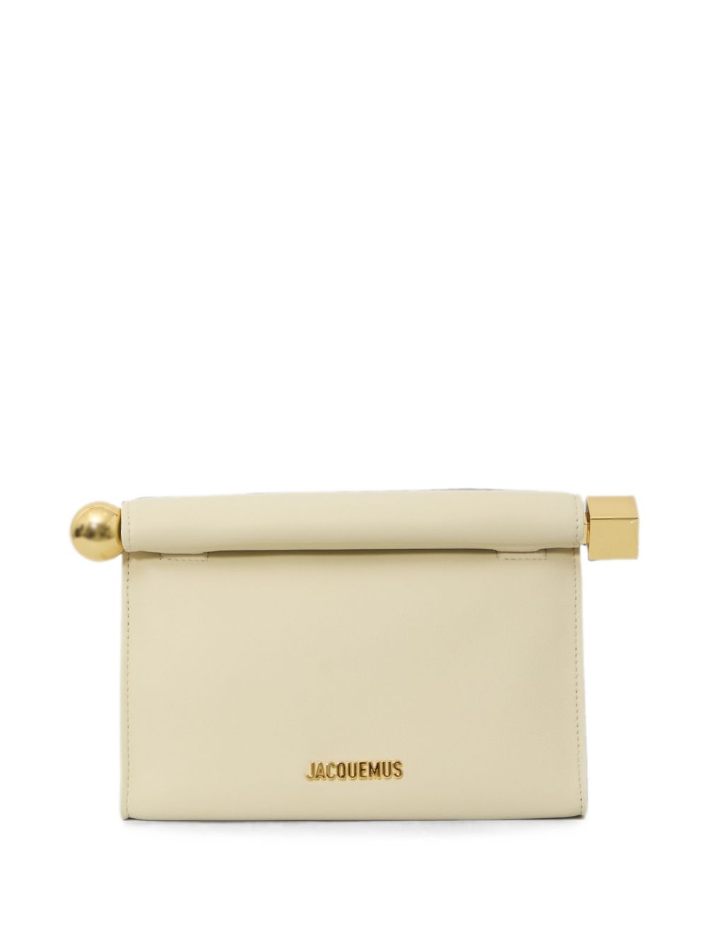 Jacquemus Clutch — Beige Leather