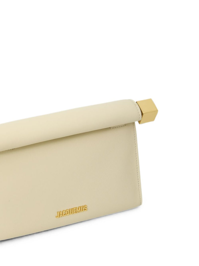 Jacquemus Clutch — Beige Leather