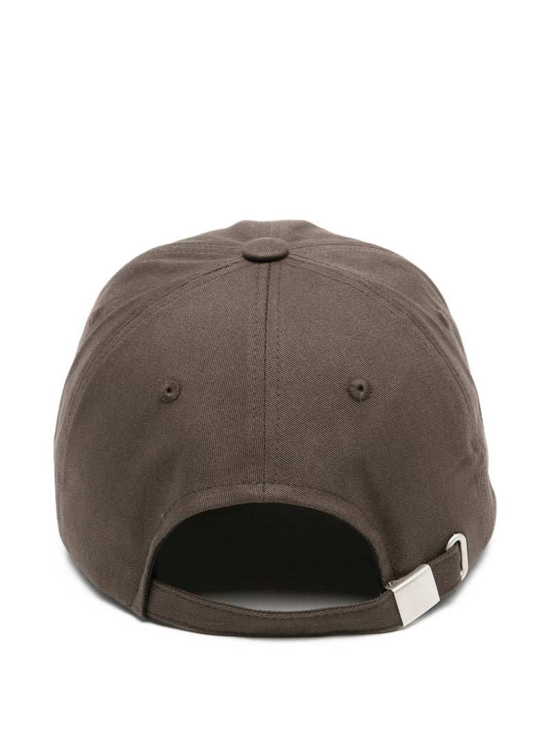032c Logo-Embroidered Baseball Cap — Brown Caps