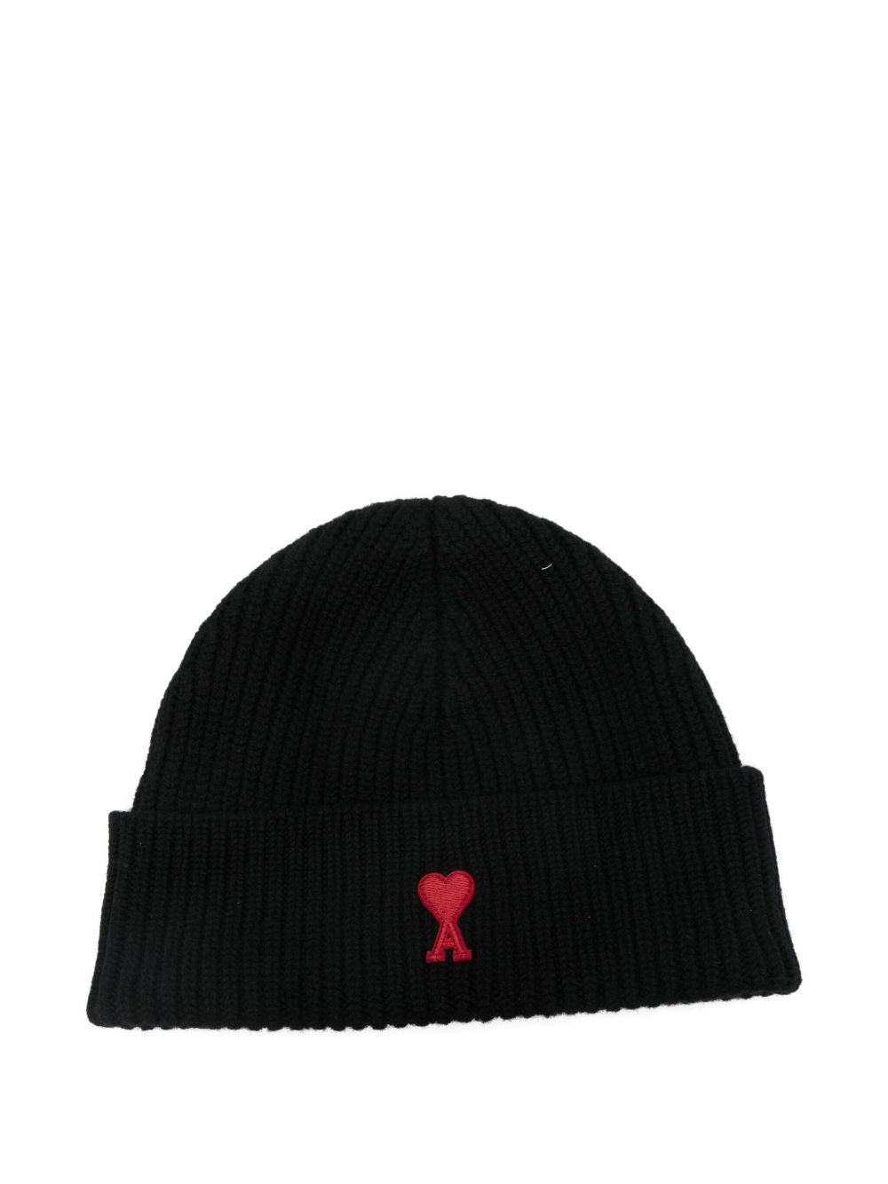 Ami Paris Beanie — Black Wool Beanies
