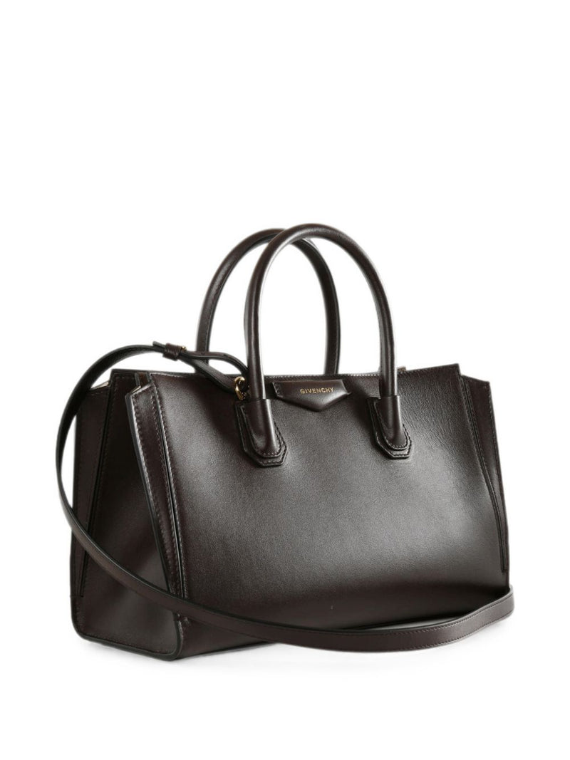 Givenchy Antigona Top Handle Bag — Brown Leather