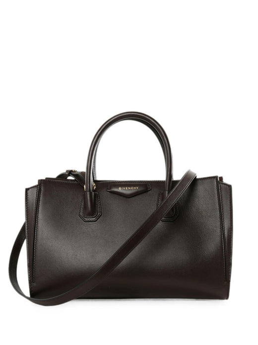 Givenchy Antigona Top Handle Bag — Brown Leather