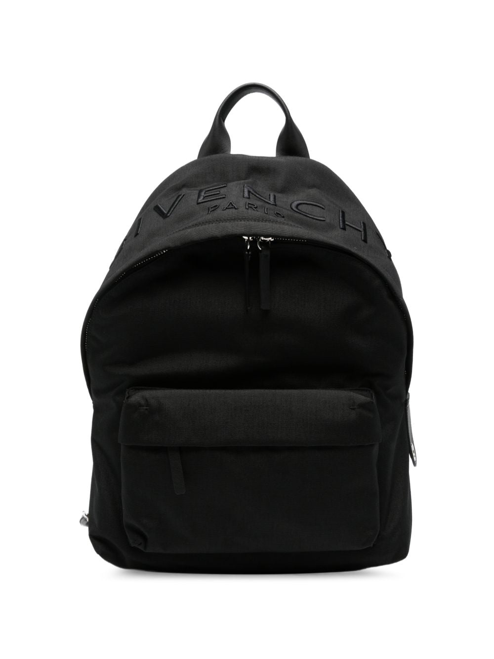 Givenchy Embroidered Logo Backpack — Black
