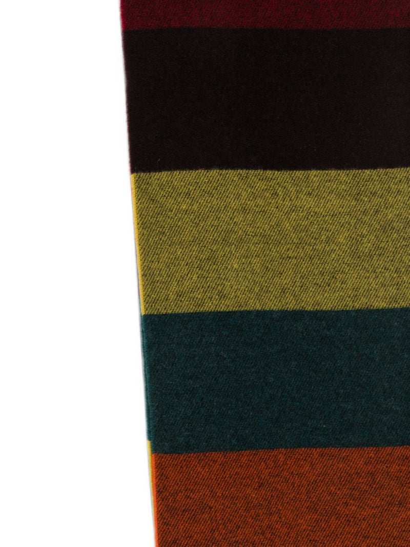 Paul Smith Striped Scarf — Black Scarfs