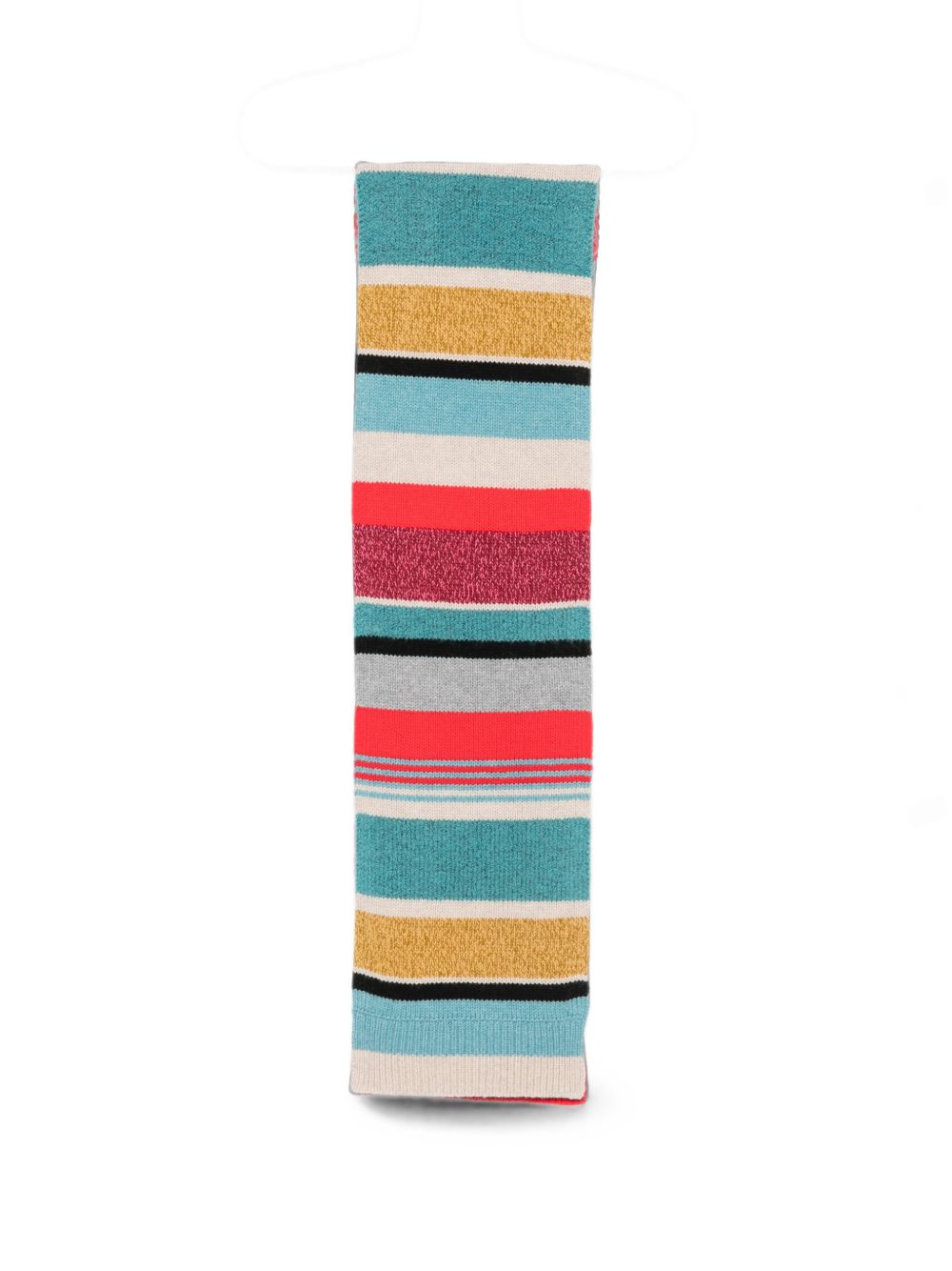 Paul Smith Striped Knit Scarf — Multicolor Scarfs