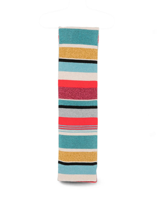 Paul Smith Striped Knit Scarf — Multicolor Scarfs