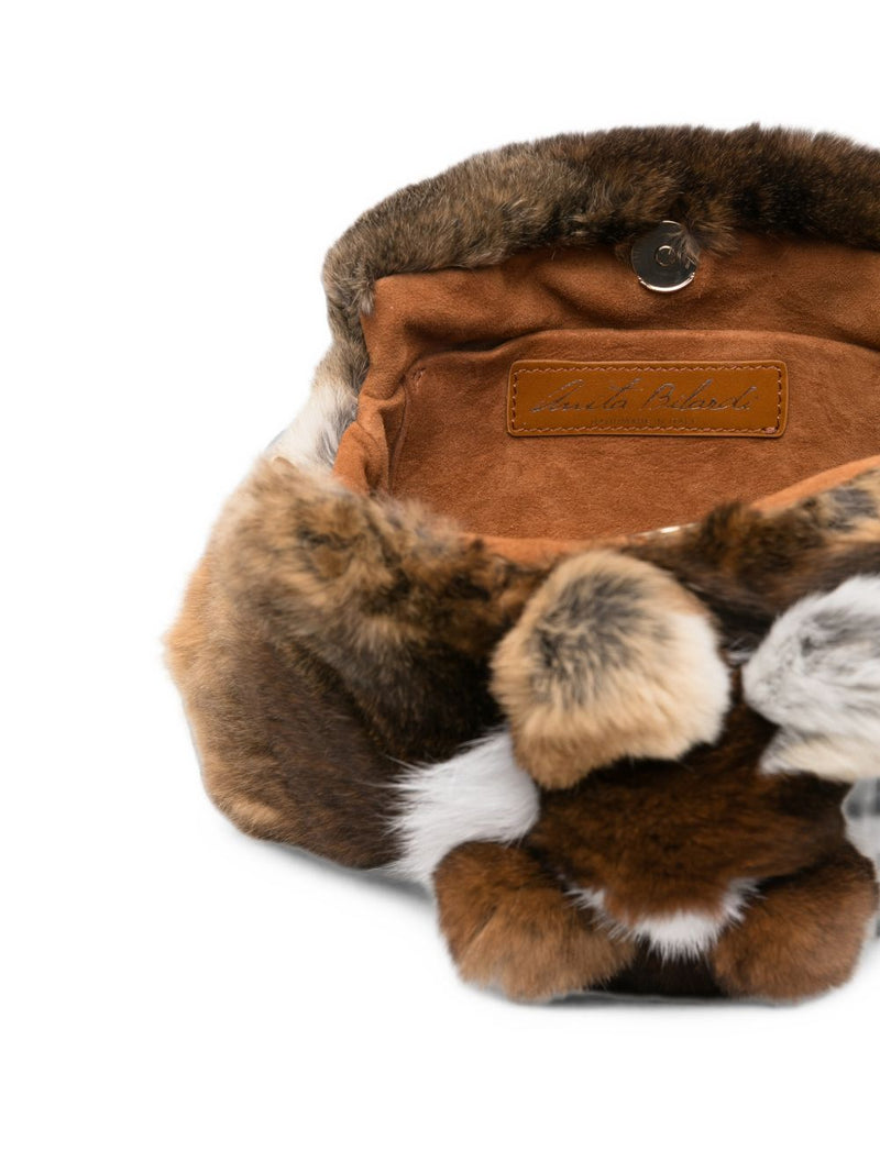 Anita Bilardi Scoiattolo Clutch — Brown