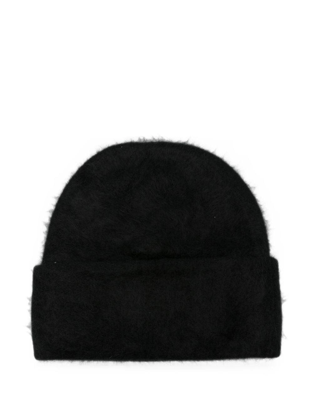 Soft Goat Knit Beanie — Black Beanies
