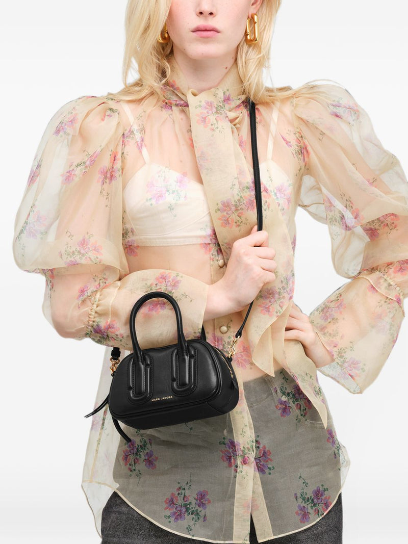 Marc Jacobs Bauletto Top Handle Bag — Black Hand