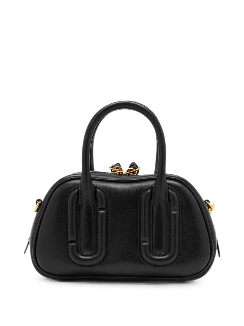 Marc Jacobs Bauletto Top Handle Bag — Black Hand