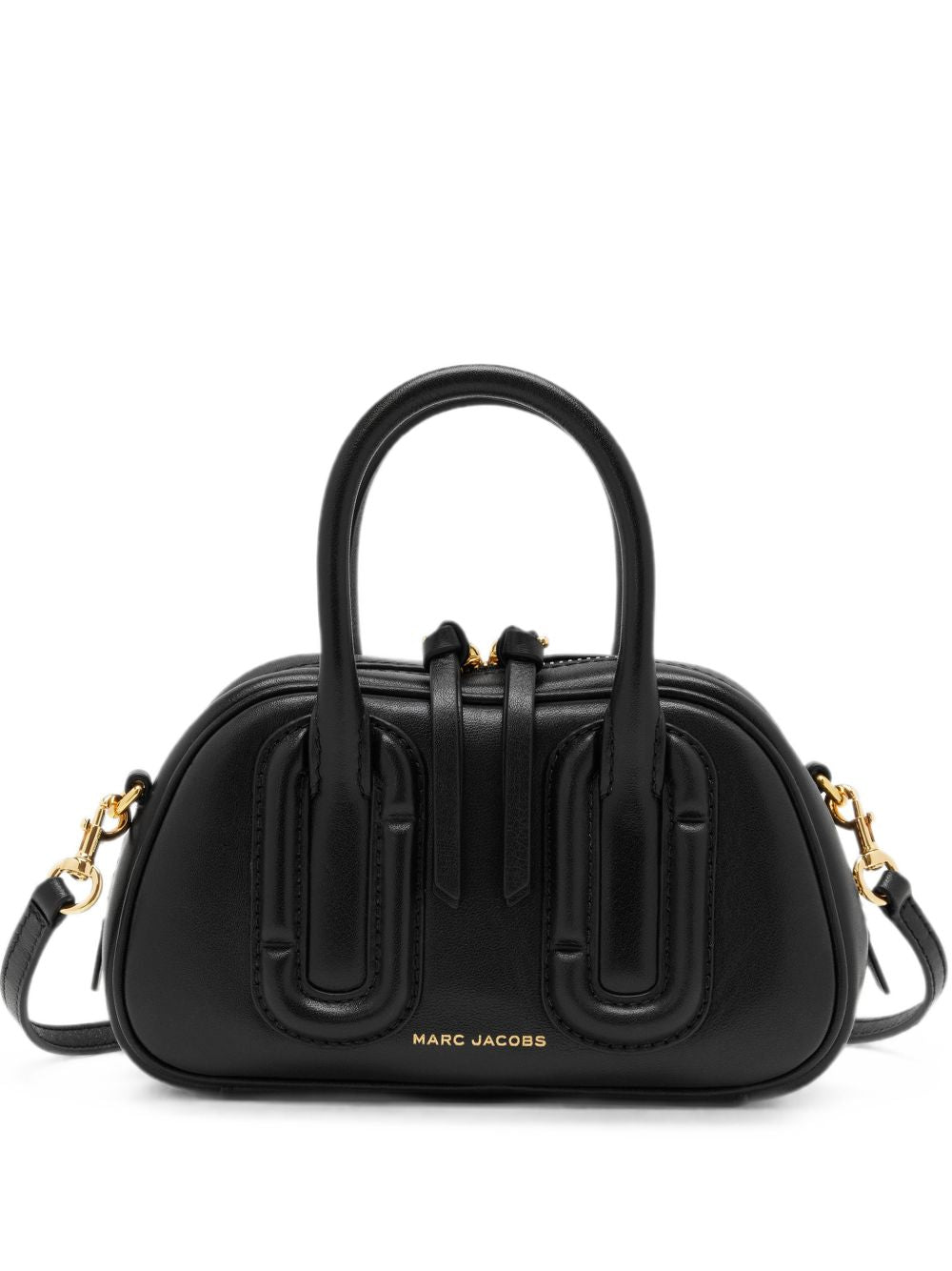 Marc Jacobs Bauletto Top Handle Bag — Black Hand