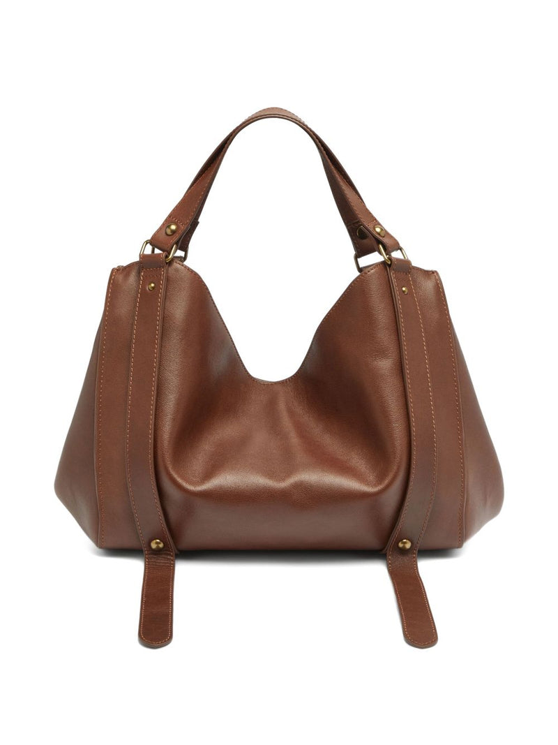 Diesel Shoulder Bag — Brown Cowhide Leather Hand