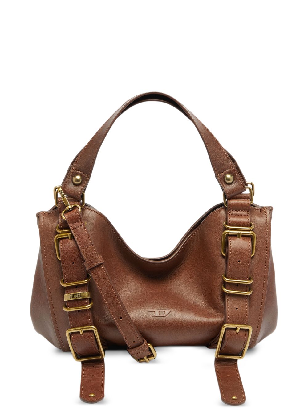 Diesel D-One Shoulder Bag — Brown