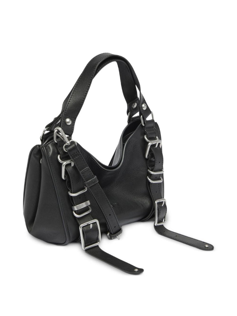 Diesel D-One Top Handle Bag — Black Cow Leather