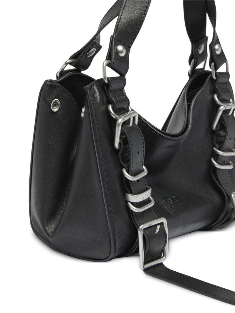 Diesel D-One Top Handle Bag — Black Cow Leather