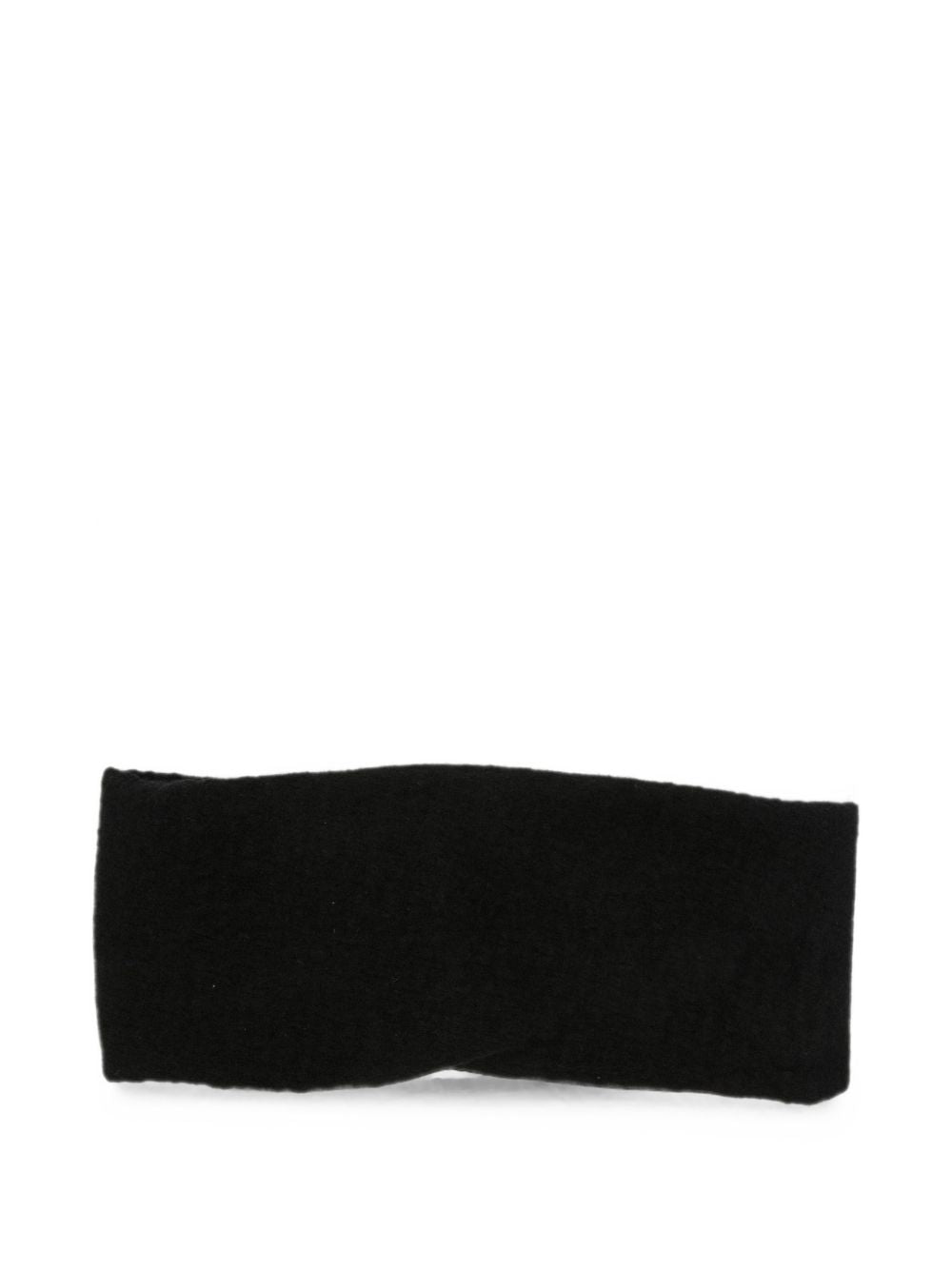 Cortana Wool Twist Detail Headband — Black Brando Headbands