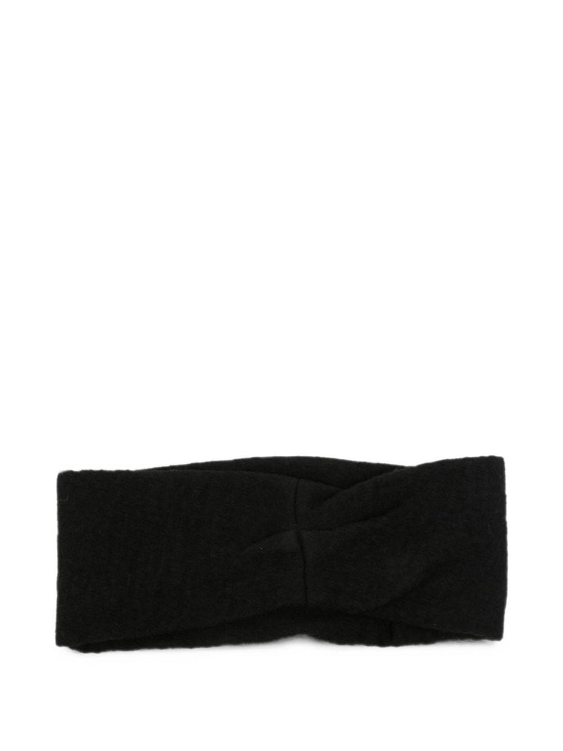 Cortana Wool Twist Detail Headband — Black Brando Headbands