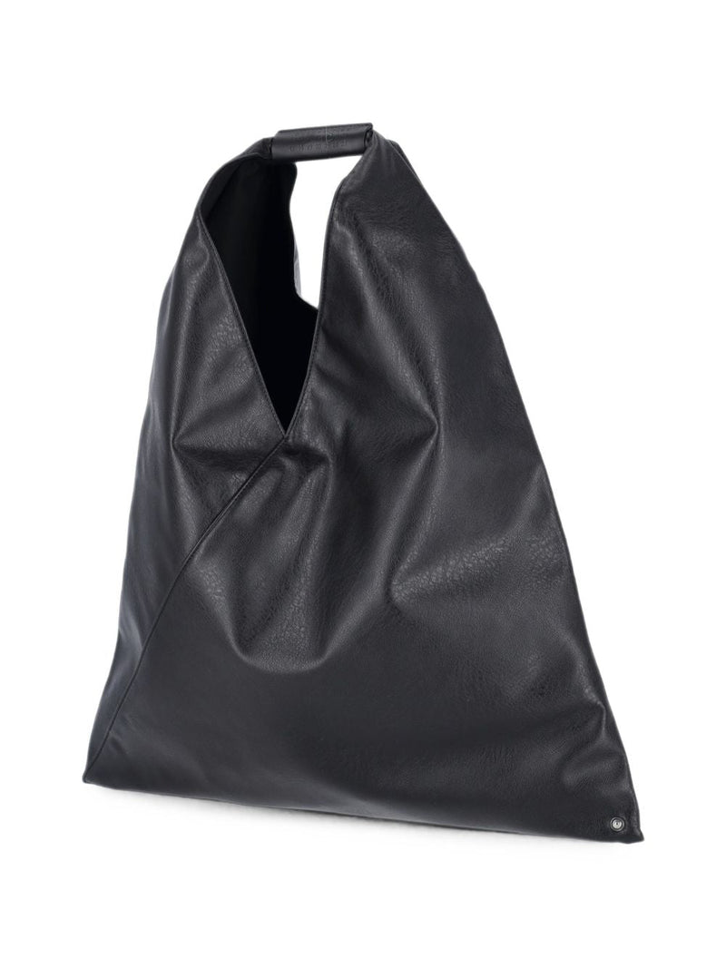 Mm6 Maison Margiela Japanese Origami-Inspired Hobo Bag — Black Hand