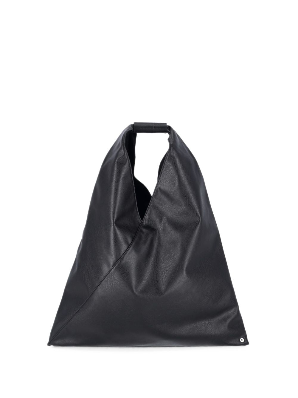 Mm6 Maison Margiela Japanese Origami-Inspired Hobo Bag — Black Hand