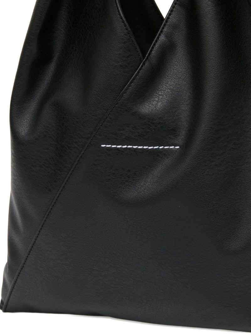 Mm6 Maison Margiela Top Handle Bag — Black