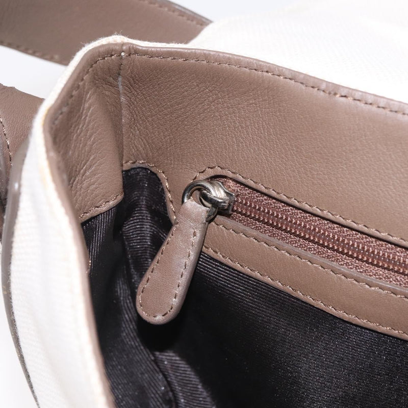 Loewe Shoulder Bag Canvas White