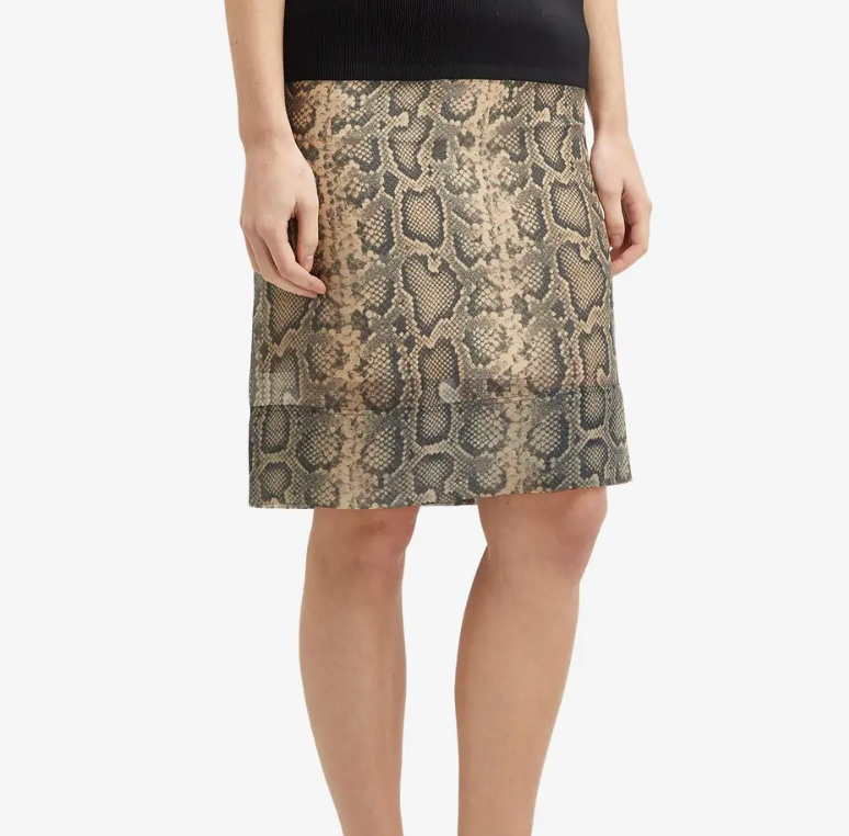 Sportmax Desio Snakeskin Mini Skirt