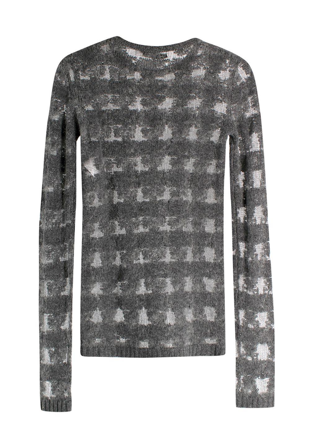 Christian Dior Cashmere/Alpaca Grey Knit Jumper