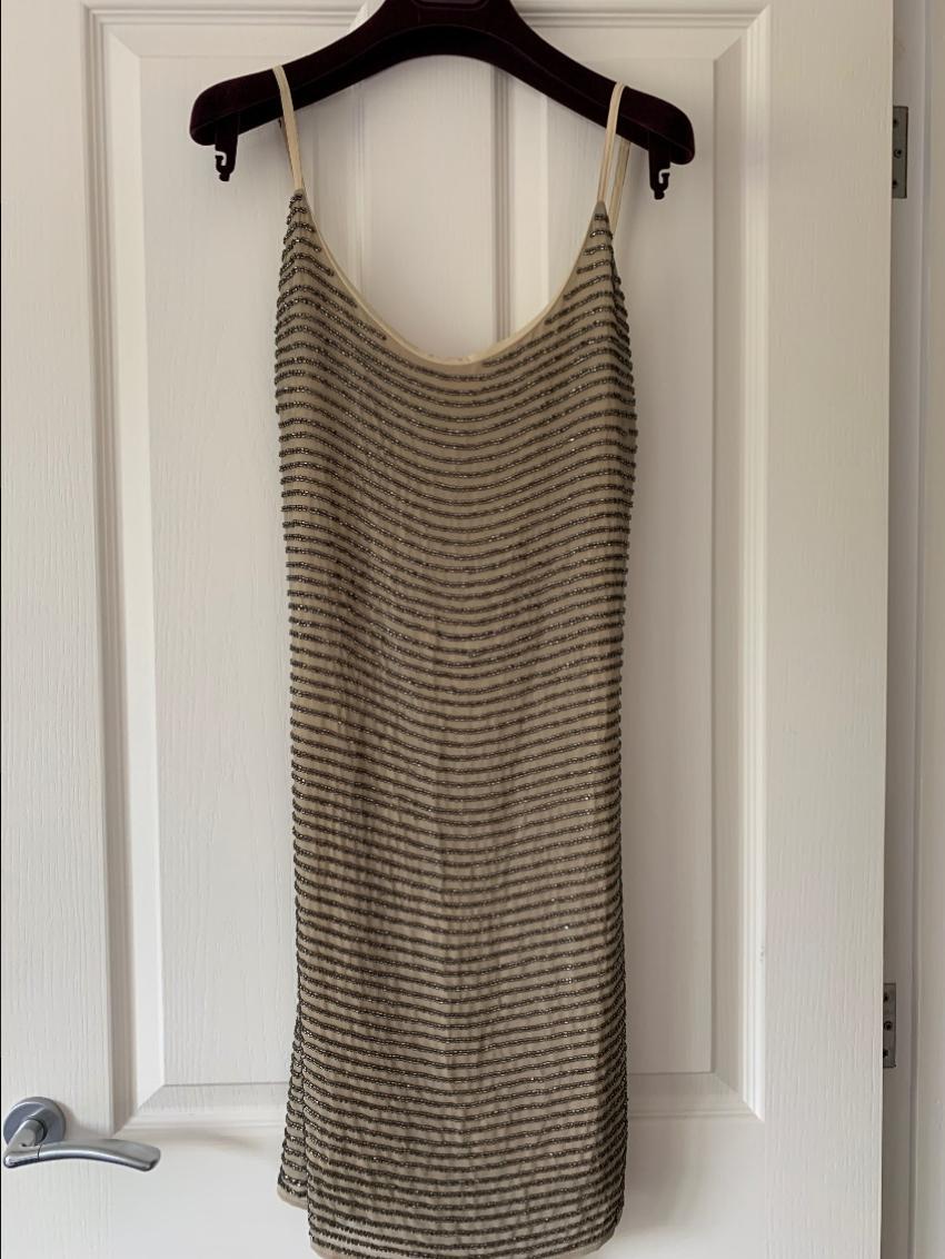 Walter Baker Sequin Striped Mini Dress