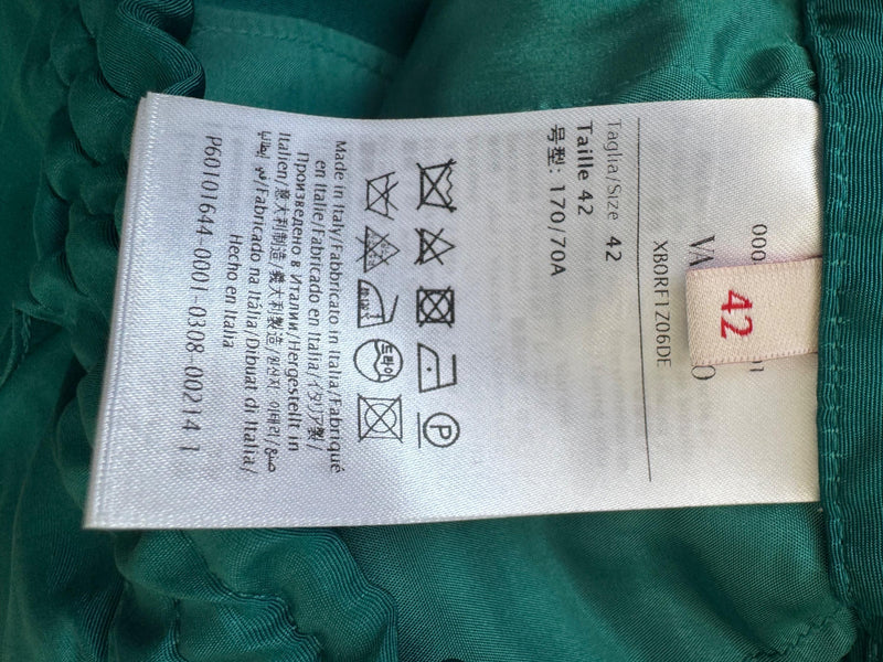 Valentino Teal Silk Shorts