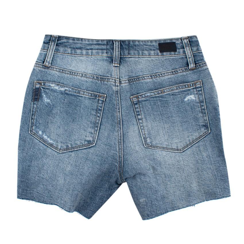 Paige Blue Denim Sarah Longline Shorts