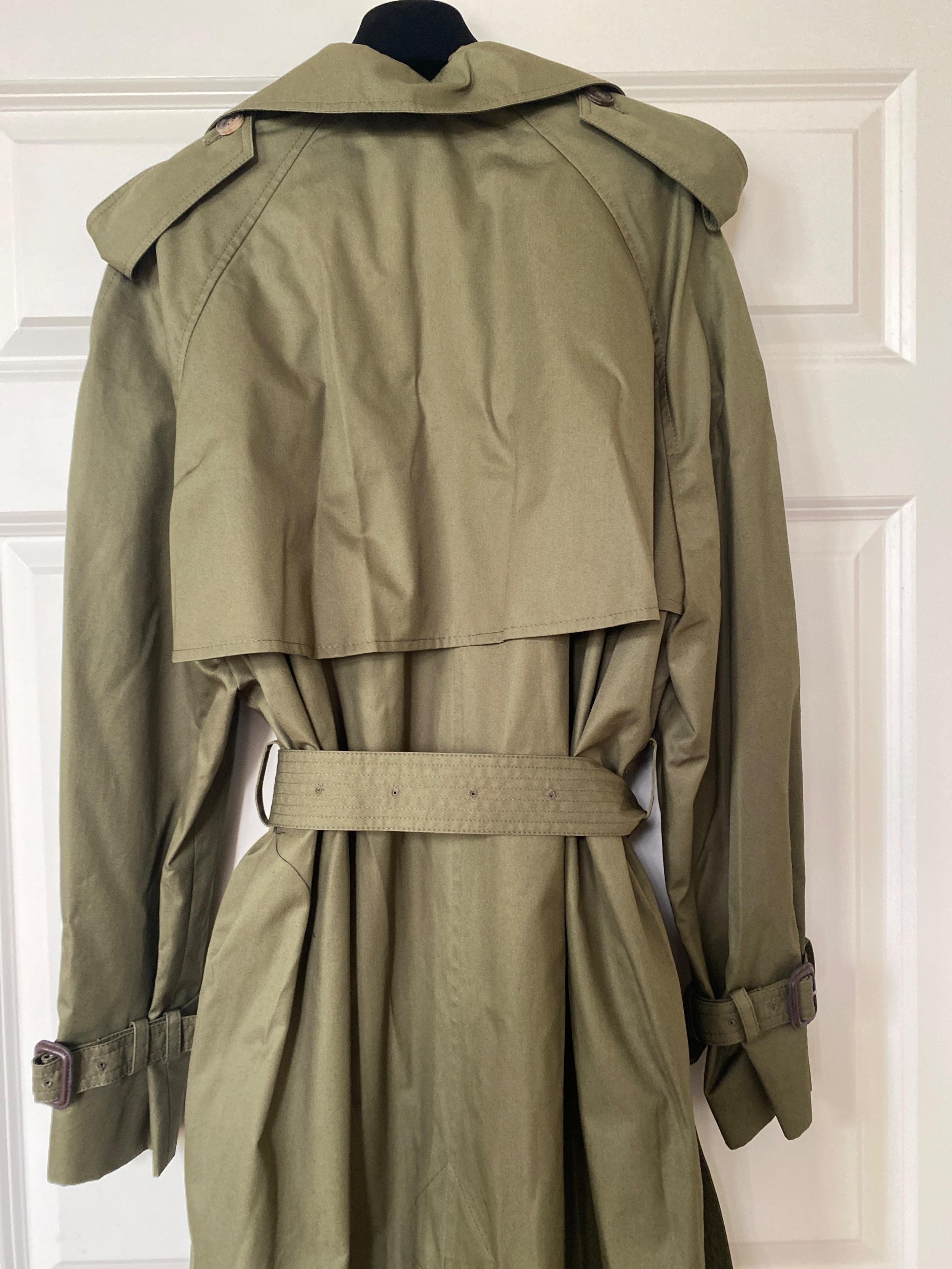 Wardrobe Nyc Khaki Double Breasted Trench Coat