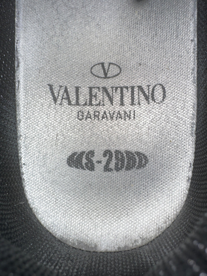 Valentino Black MS2960 Rockstud Sneakers