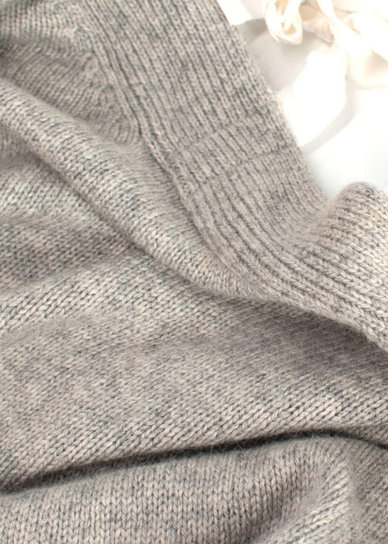 Cinq A Sept Colby Grey Ribbon Cardigan