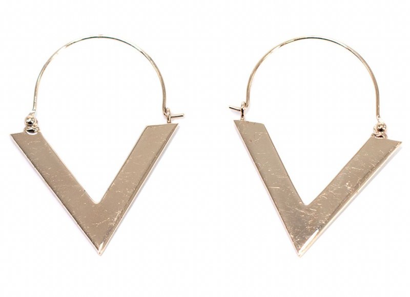 Valentino V Hoop Earrings