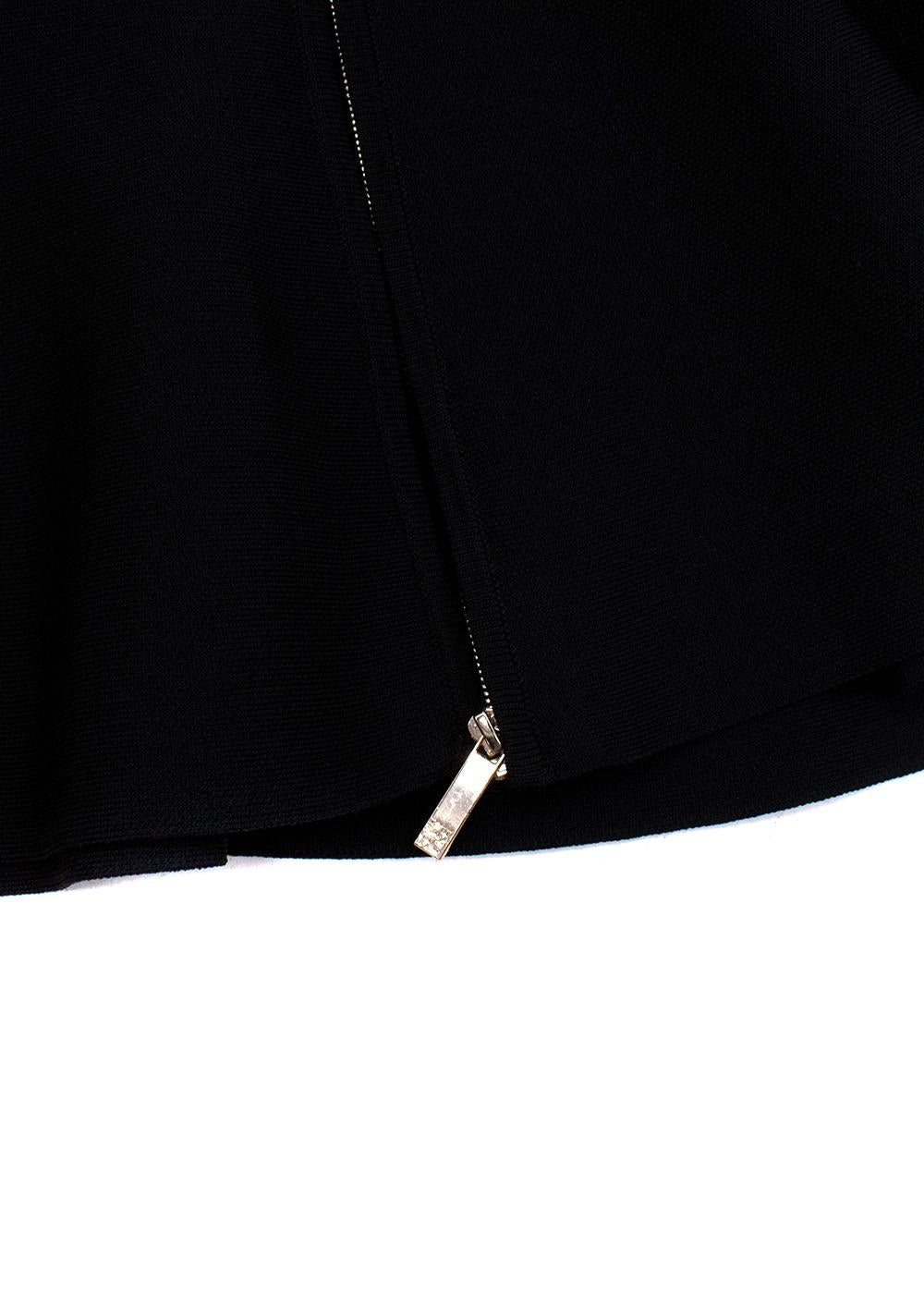 Carolina Herrera Black Peplum Skirt Suit