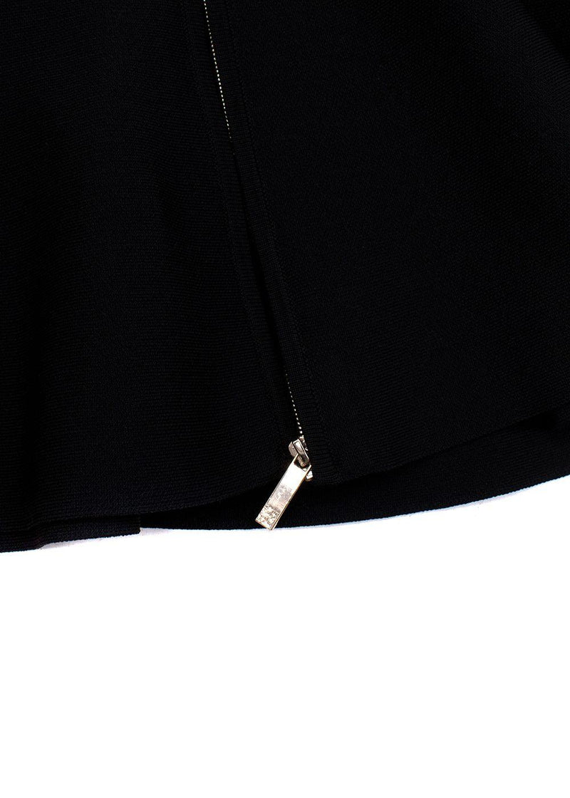 Carolina Herrera Black Peplum Skirt Suit