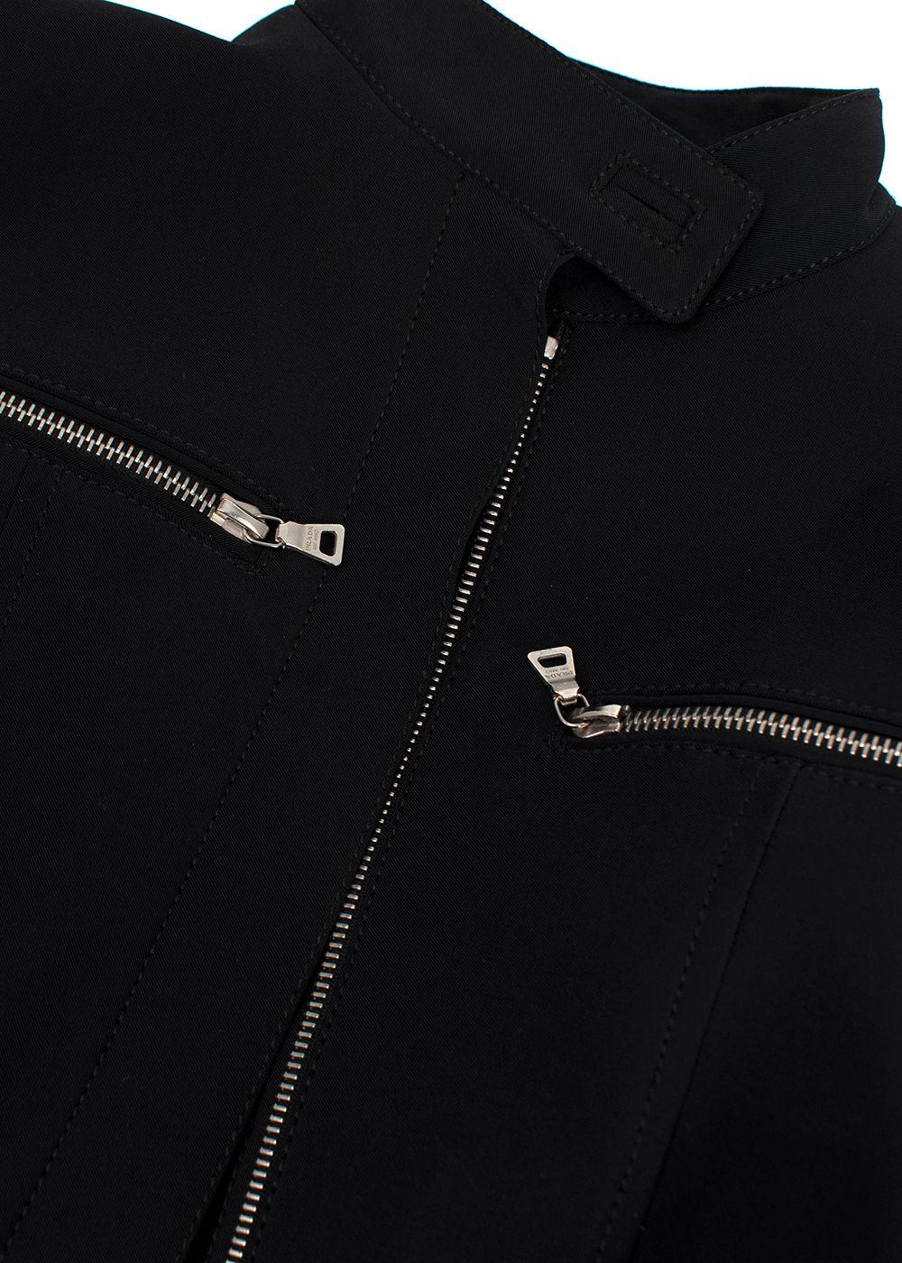 Prada Black Belted Utility Vest