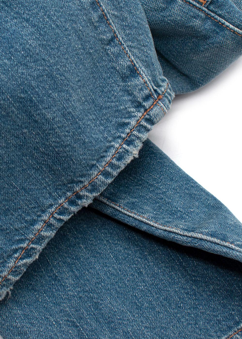 Veronica Beard Blue Waterfall Elastic Waist Arya Denim Jeans