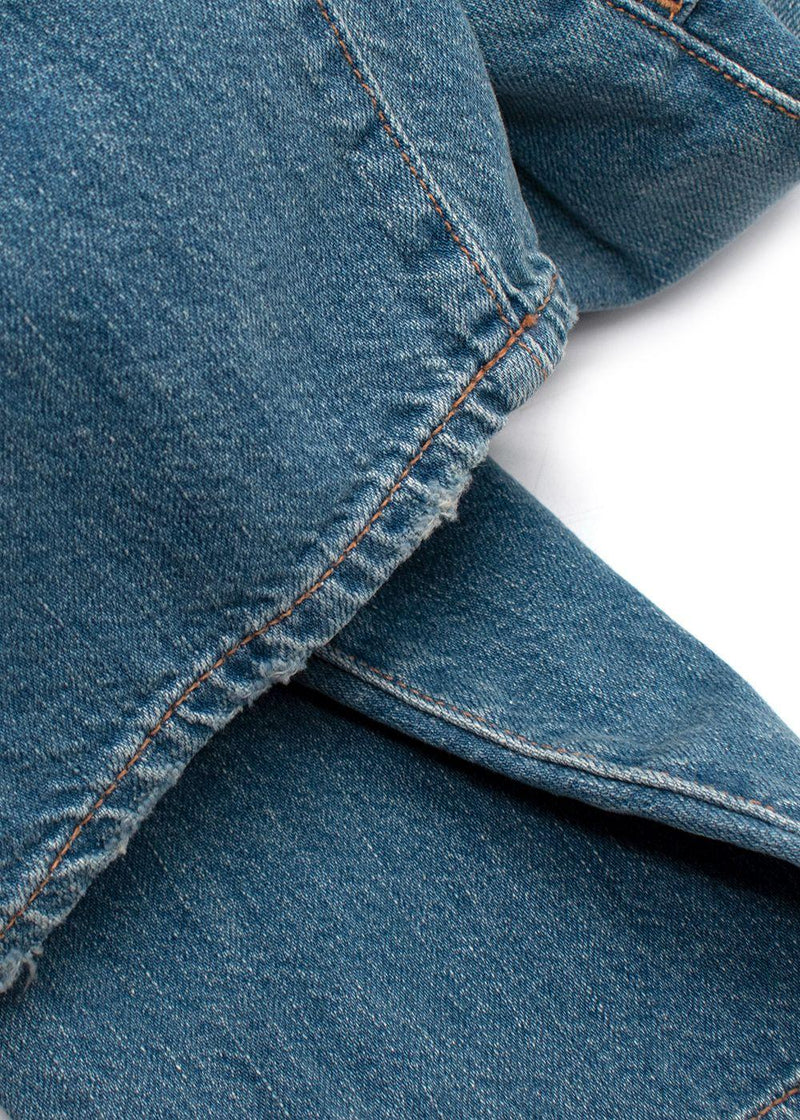 Veronica Beard Blue Waterfall Elastic Waist Arya Denim Jeans