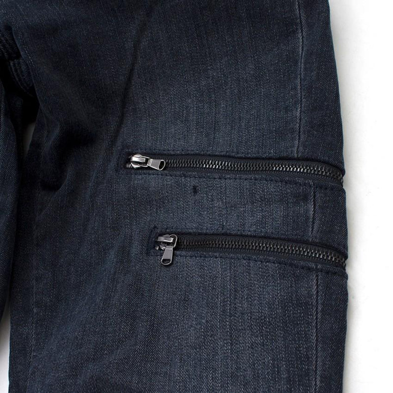 J Brand Dark Blue Zip Skinny Jeans