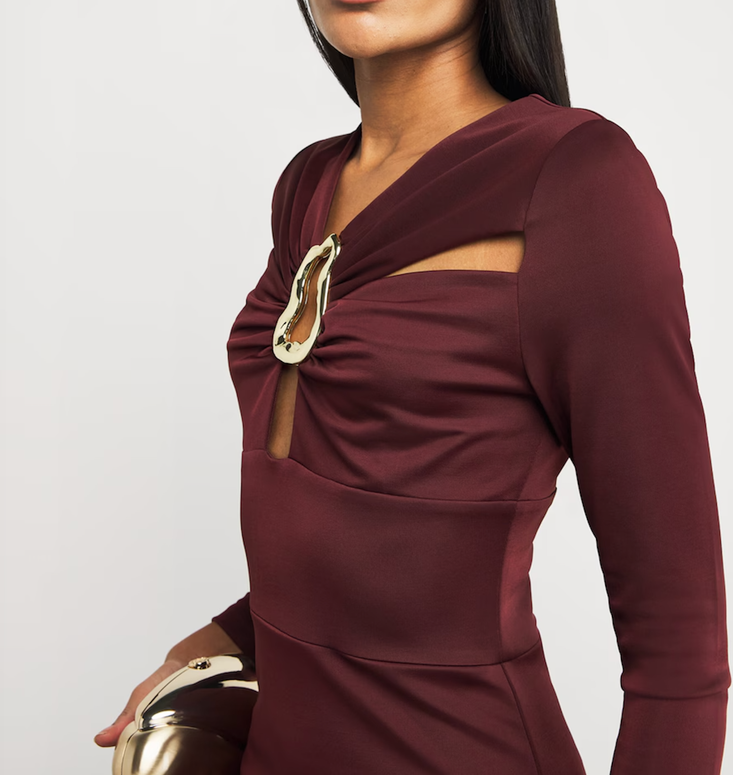 Rebecca Vallance Jersey Mischa Midi Dress
